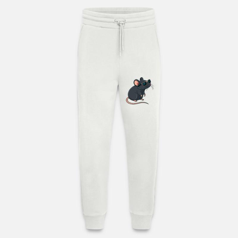 Rat chic sunglasses - Jogging Pants - made by SPREAD  - OFF WHITE