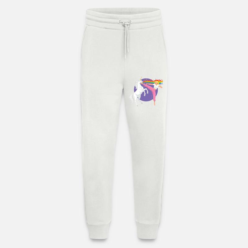 Kampfregenbogen: Einhorn vs Tänzerin - Jogginghose - made by SPREAD - OFF WHITE