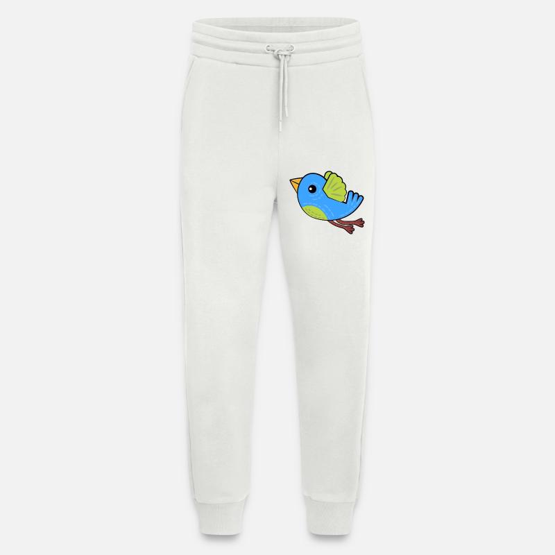 Kleiner Blauer Vogel - Jogginghose - made by SPREAD - OFF WHITE