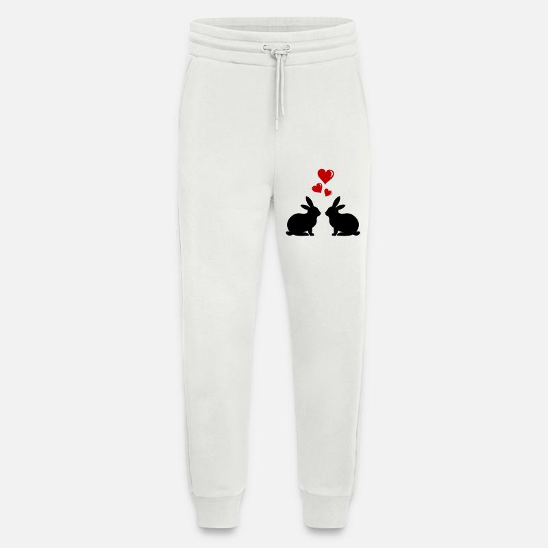 hasen_liebe - Jogginghose - made by SPREAD - OFF WHITE