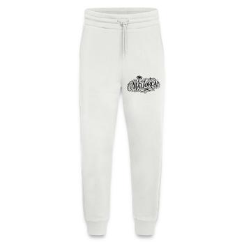 Mallorca Palmen Schriftzug - Jogginghose - made by SPREAD - OFF WHITE - Vorne