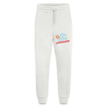 Schwimmmeister Liebe Bademeister Schwimmer - Jogginghose - made by SPREAD - OFF WHITE - Vorne