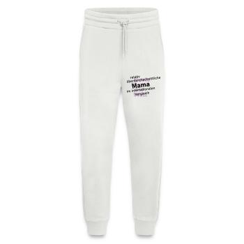 überdurchschnittliche mama  - Jogginghose - made by SPREAD - OFF WHITE - Vorne
