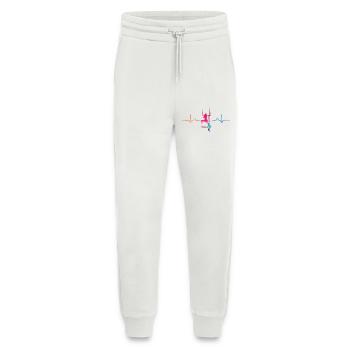 Aerialist Hearbeat EKG Cloud Swing Trapez - Jogginghose - made by SPREAD - OFF WHITE - Vorne