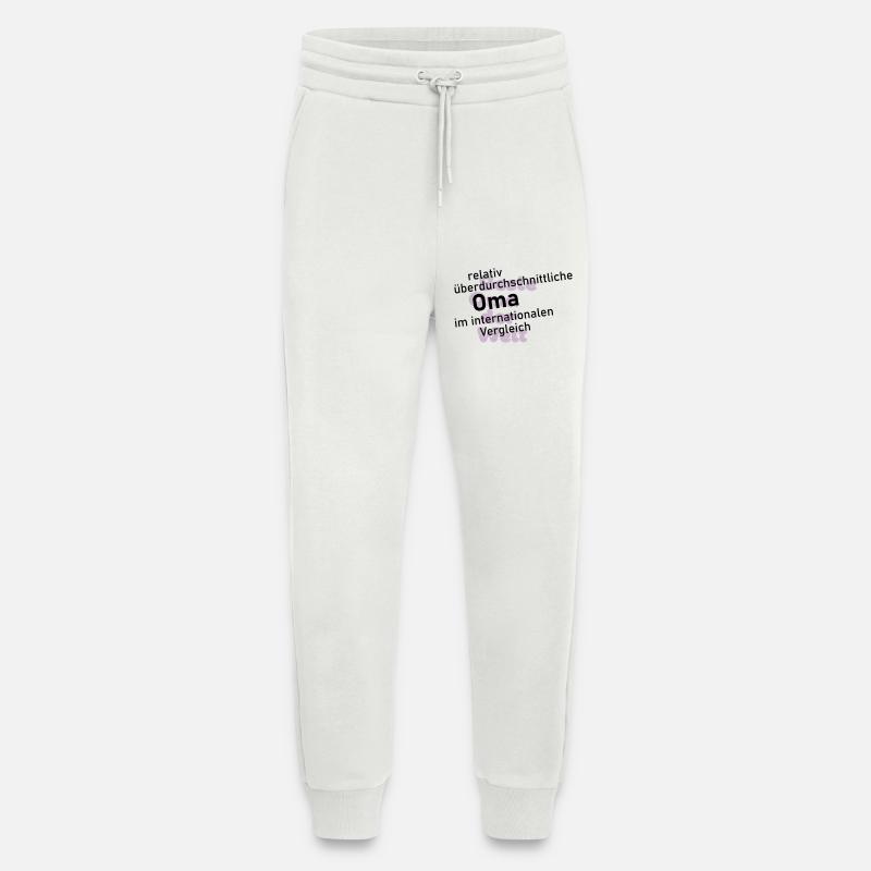 überdurchschnittliche oma - Jogginghose - made by SPREAD - OFF WHITE