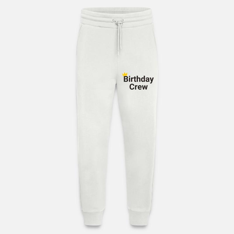 Birthday Crew - Jogging Pants - made by SPREAD  - OFF WHITE