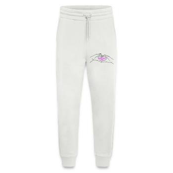 Herz Symbol Gicht - Jogginghose - made by SPREAD - OFF WHITE - Vorne