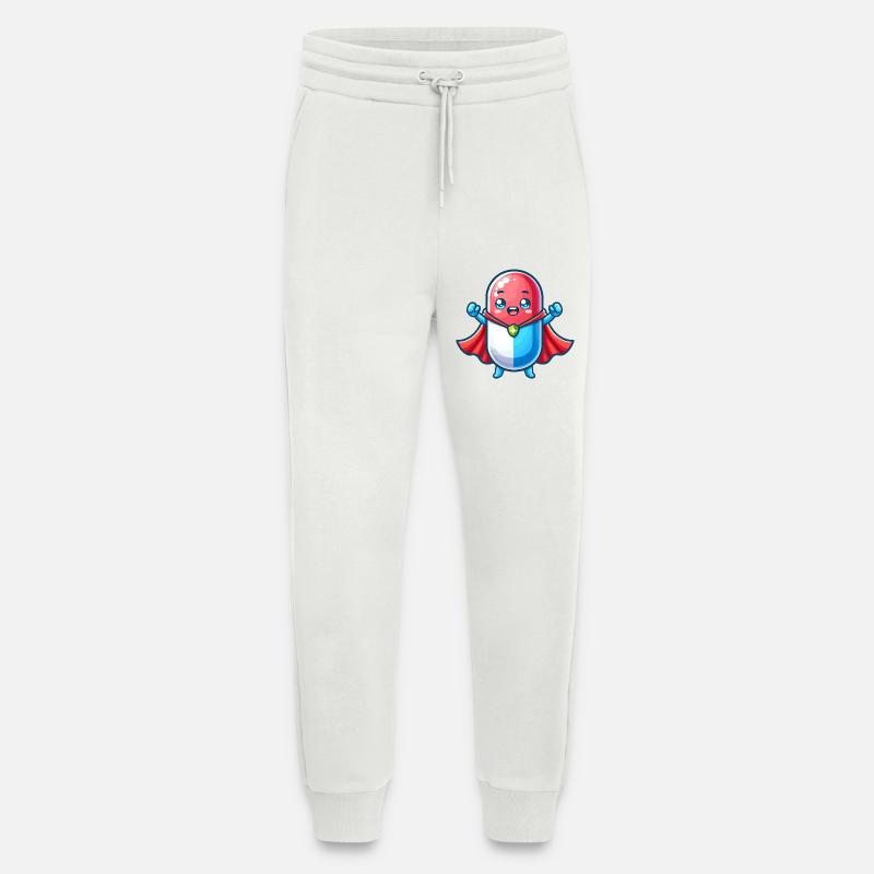 Helden Pille Superheld Medizin Tabletten Held - Jogginghose - made by SPREAD - OFF WHITE