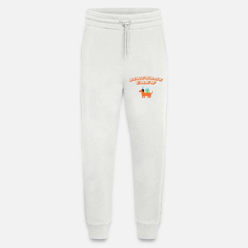 Happy Birthday - Jogging Pants - made by SPREAD  - OFF WHITE