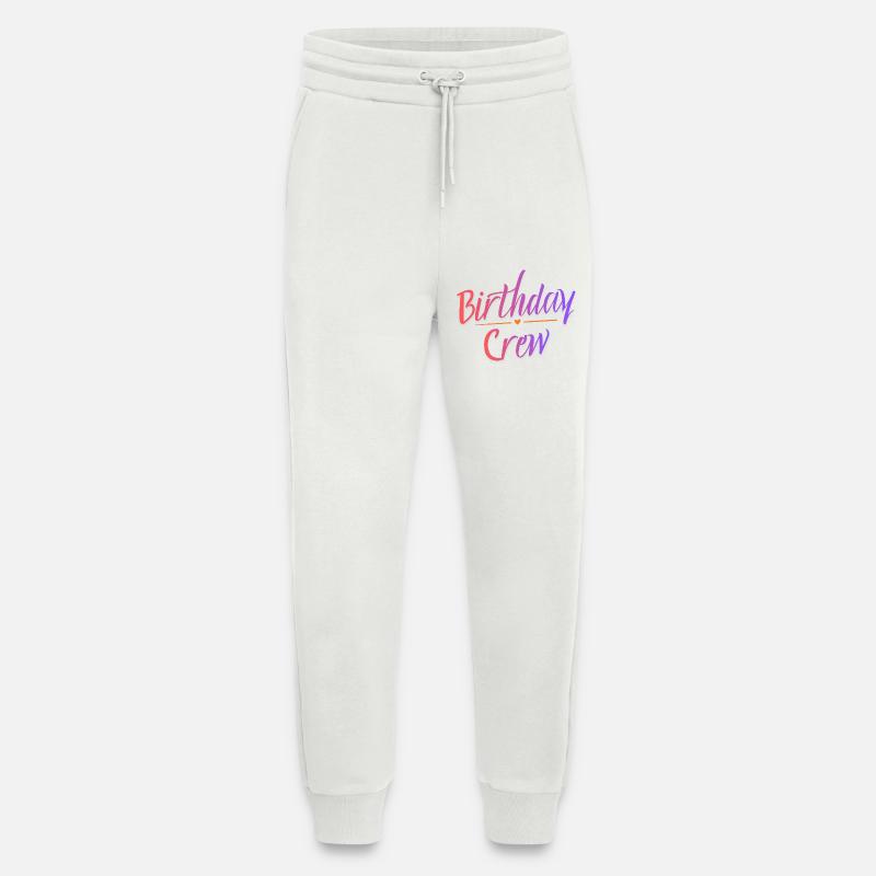 Birthday Crew - Jogging Pants - made by SPREAD  - OFF WHITE