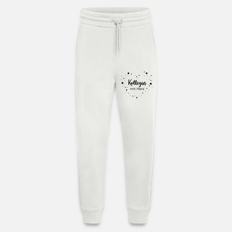 Kollegin mit Herz - Jogginghose - made by SPREAD - OFF WHITE