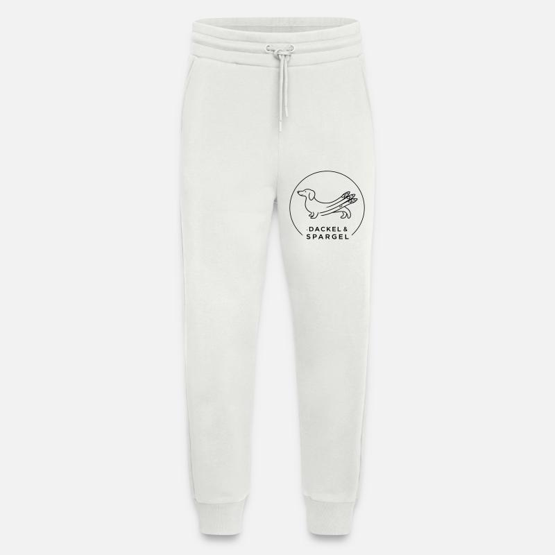 dackel und spargel - Jogginghose - made by SPREAD - OFF WHITE
