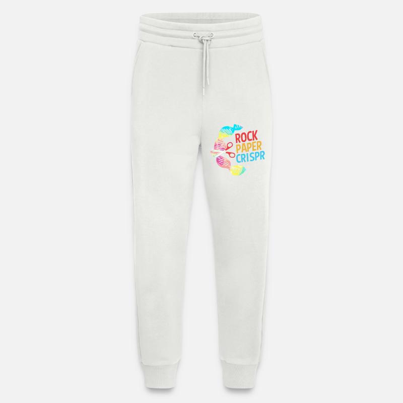 Molécule formule structurale - Pantalon de jogging bio décontracté fabriqué en UE - OFF WHITE