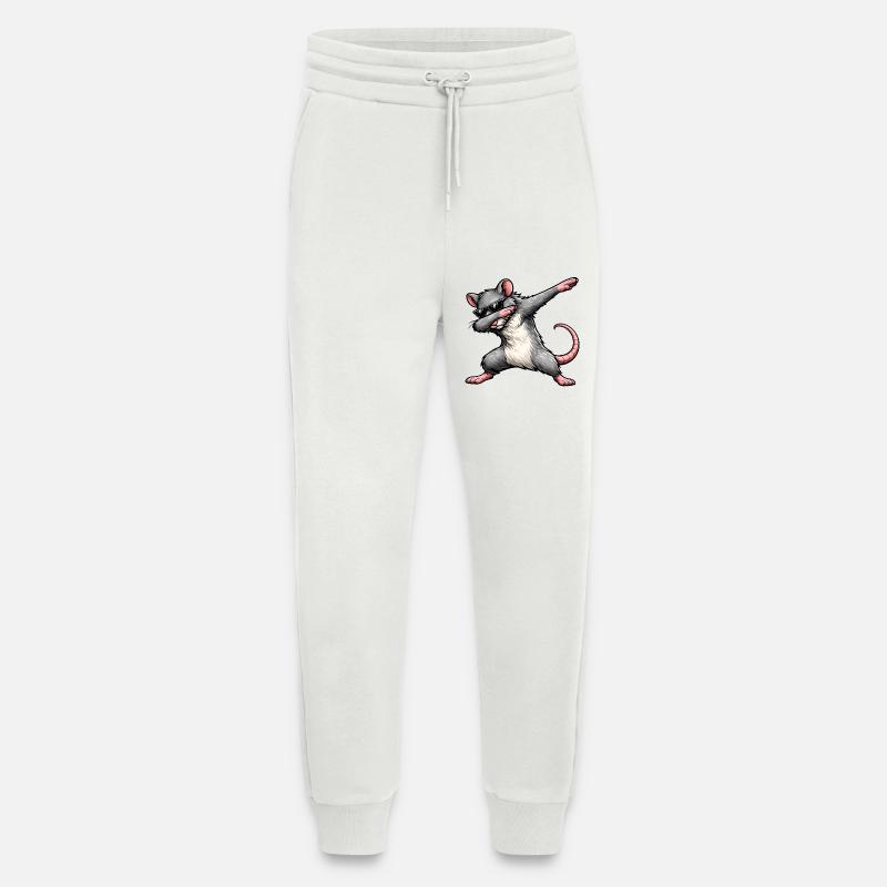 Dabbing Ratte - Jogginghose - made by SPREAD - OFF WHITE