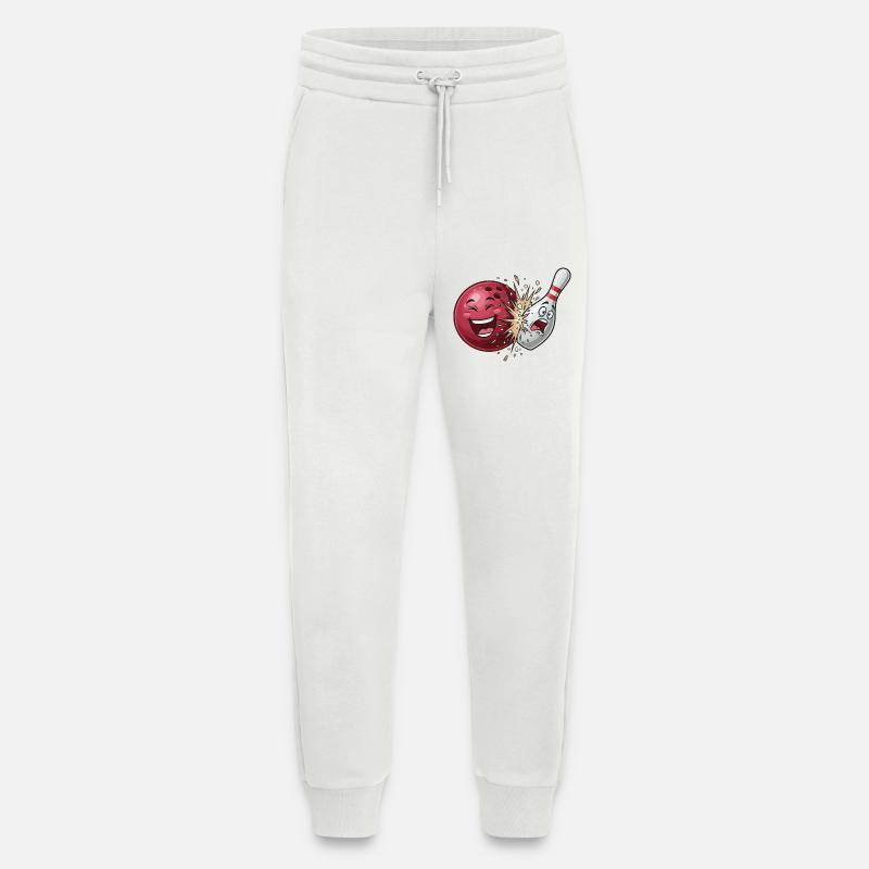 Bullet Cracker: Bowling Clash - Jogging Pants - made by SPREAD  - OFF WHITE