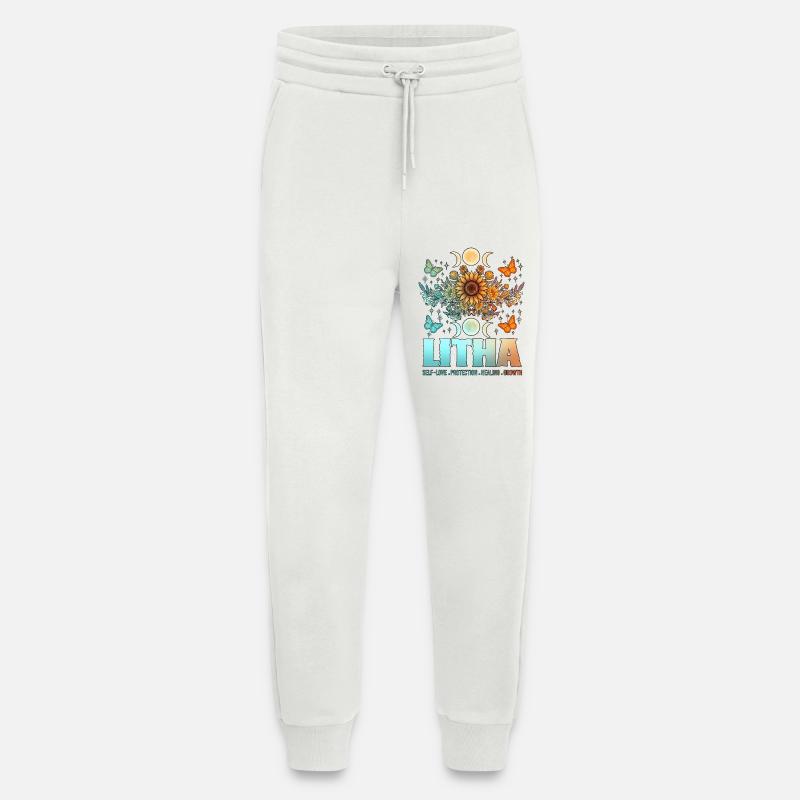 Litha Pagan Summer Solstice Midsummer Midsommar - Jogging Pants - made by SPREAD  - OFF WHITE