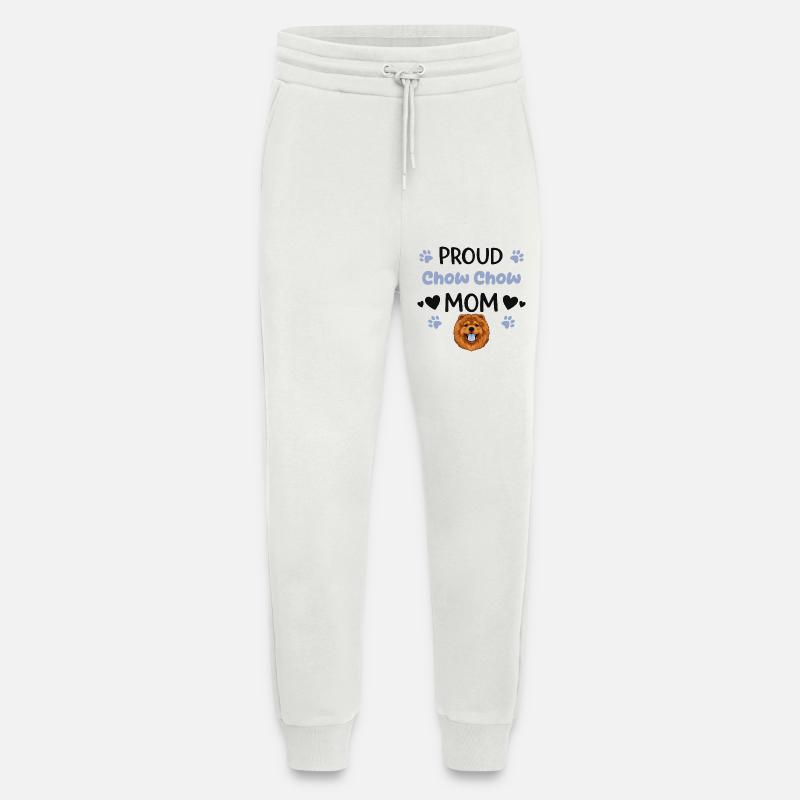 Stolze Chow Mutter, Chow-chow - Jogginghose - made by SPREAD - OFF WHITE