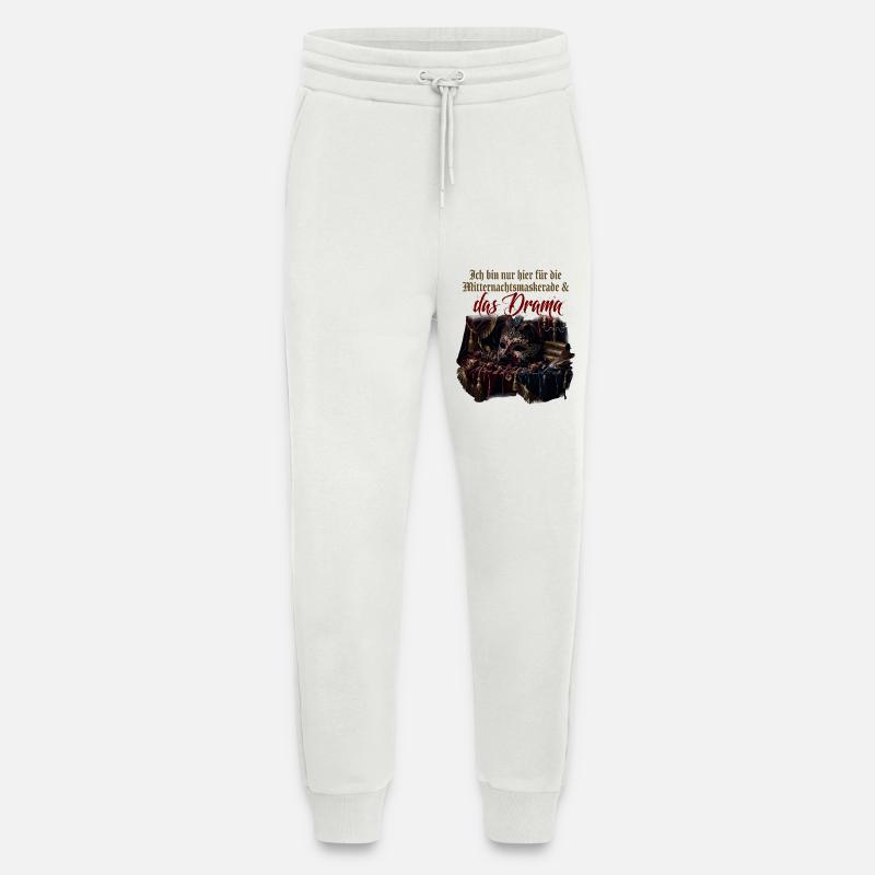 Mitternachtsmaskerade und Drama - Jogginghose - made by SPREAD - OFF WHITE