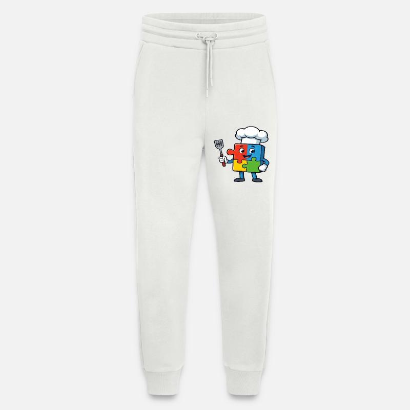 Puzzle Piece Chef Maskottchen - Jogginghose - made by SPREAD - OFF WHITE