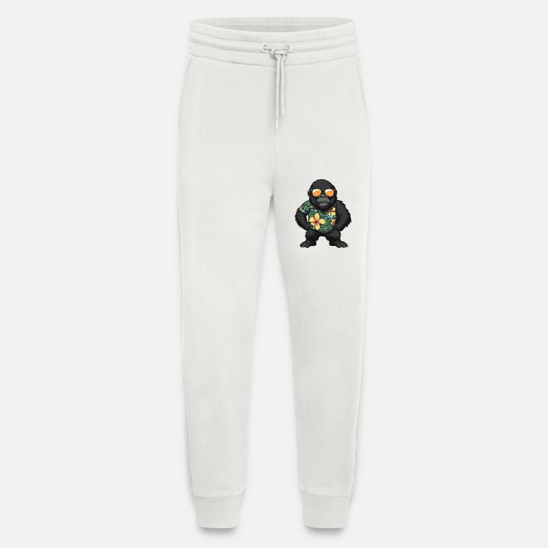 Gorilla Comic Urlaub - Jogginghose - made by SPREAD - OFF WHITE