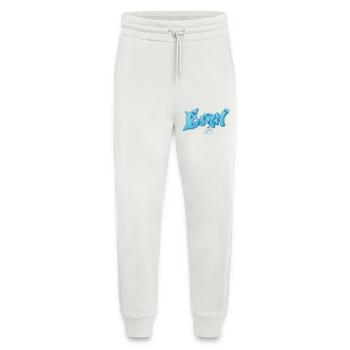 Blaues Graffiti Bevin Style - Jogginghose - made by SPREAD - OFF WHITE - Vorne