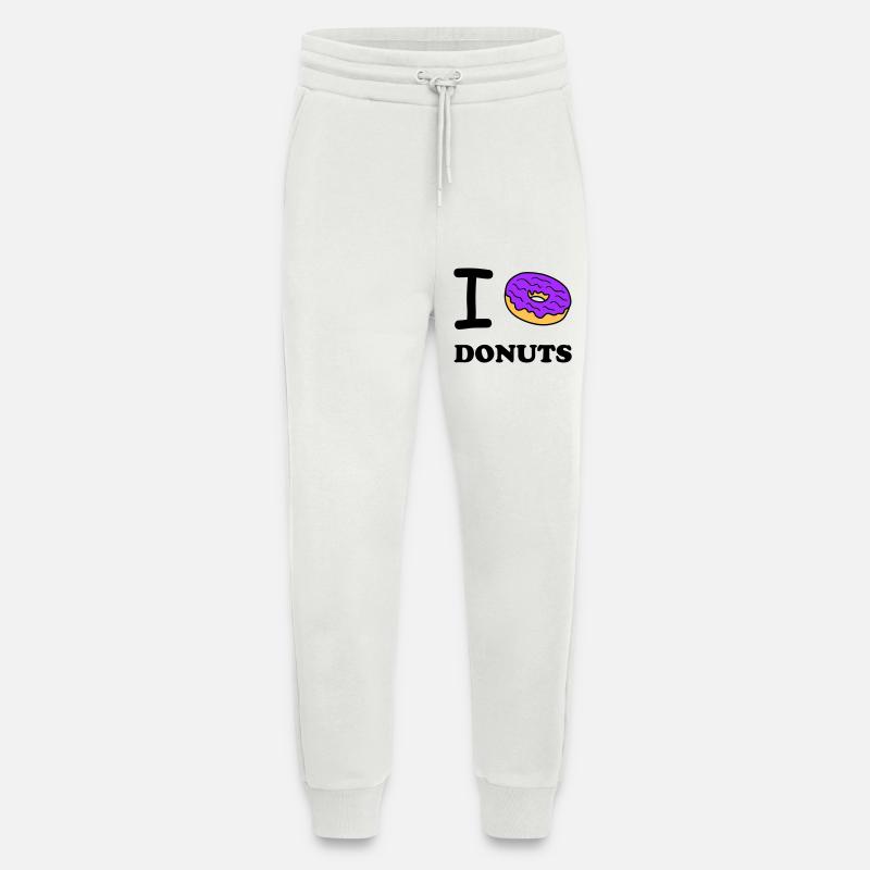 I Love Donuts - Jogginghose - made by SPREAD - OFF WHITE