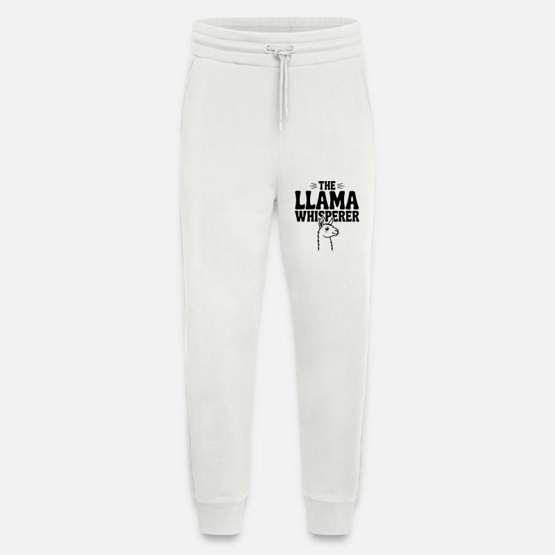Der Lama-Flüsterer - Jogginghose - made by SPREAD - OFF WHITE