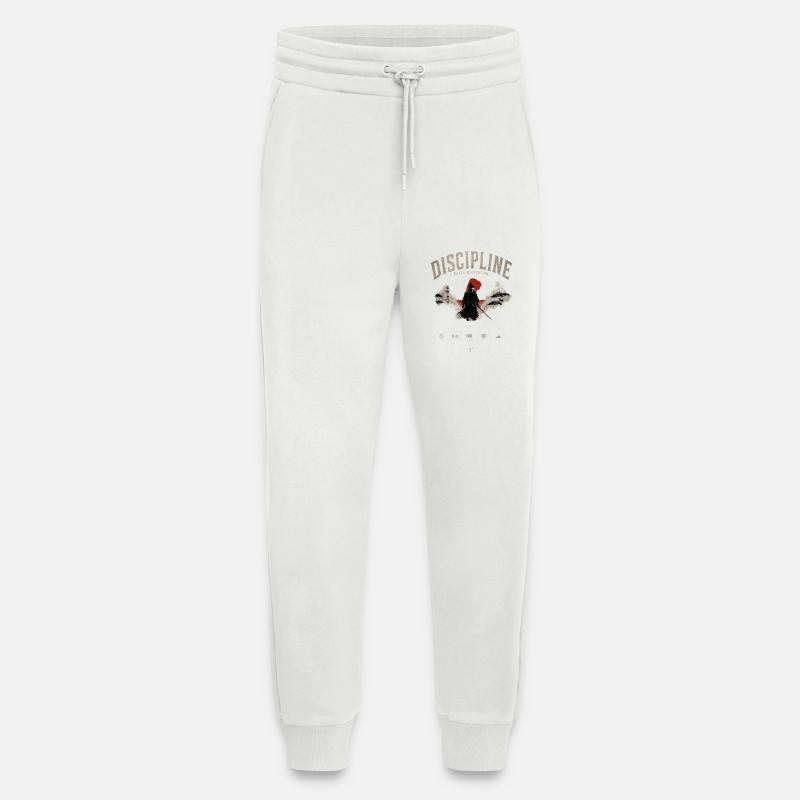 Disziplin Samurai Motivationen - Jogginghose - made by SPREAD - OFF WHITE