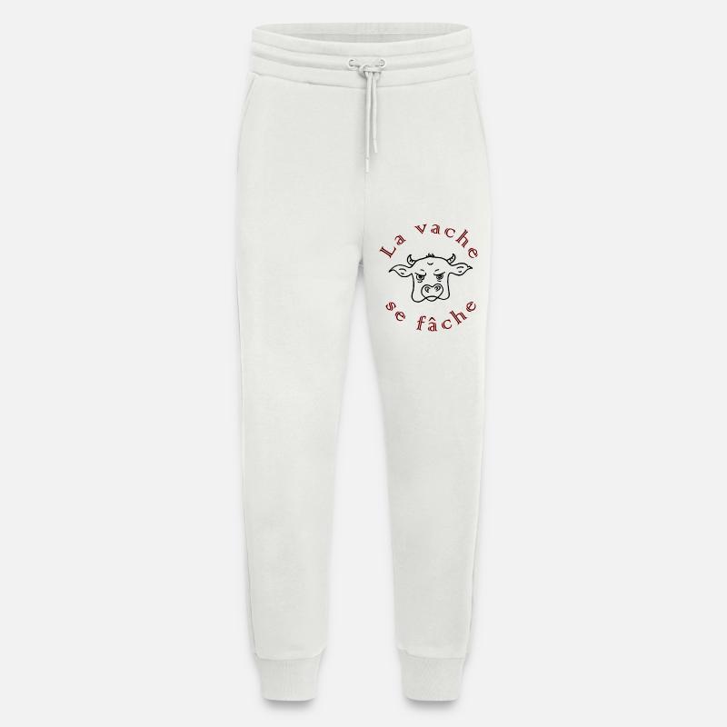 Die Kuh wird wütend schwarz - Jogginghose - made by SPREAD - OFF WHITE