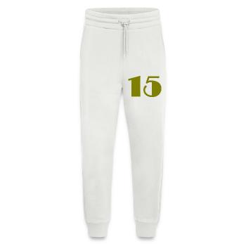 15. 15 YEARS. 15th ANNIVERSARY. 15 YEAR ANNIVERSARY. - Jogging Pants - made by SPREAD  - OFF WHITE - Front