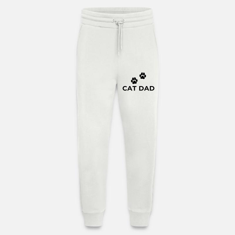 Cat Dad - Katzen Papa - Jogging Pants - made by SPREAD - OFF WHITE