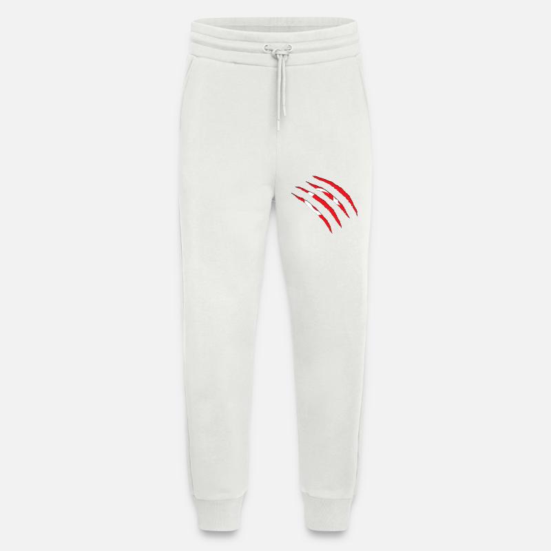 Turkey Flag Red Claws Over Circle - Jogging Pants - made by SPREAD - OFF WHITE