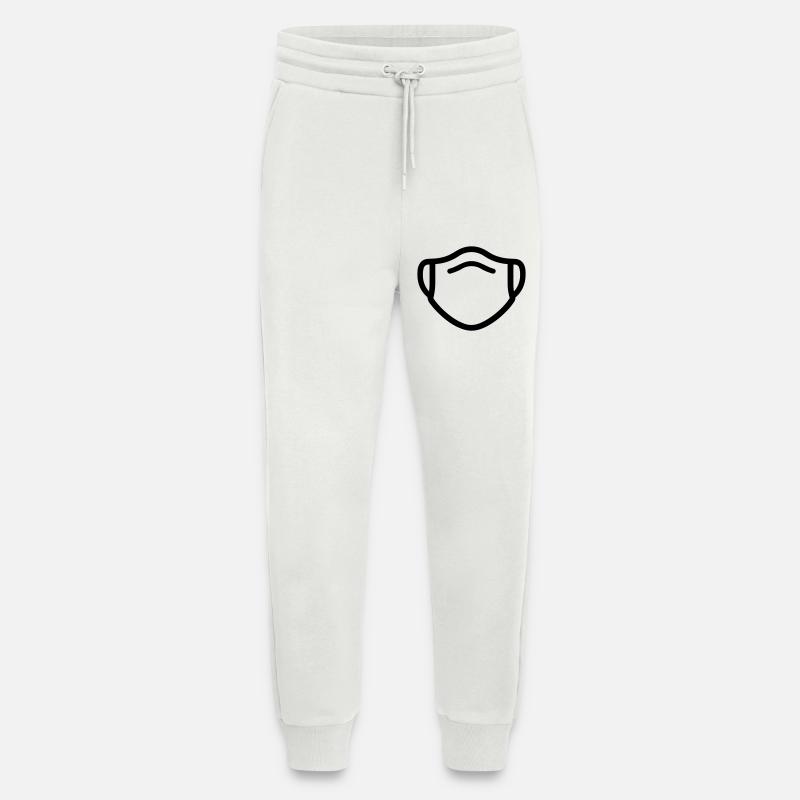 mask - Jogging Pants - made by SPREAD  - OFF WHITE