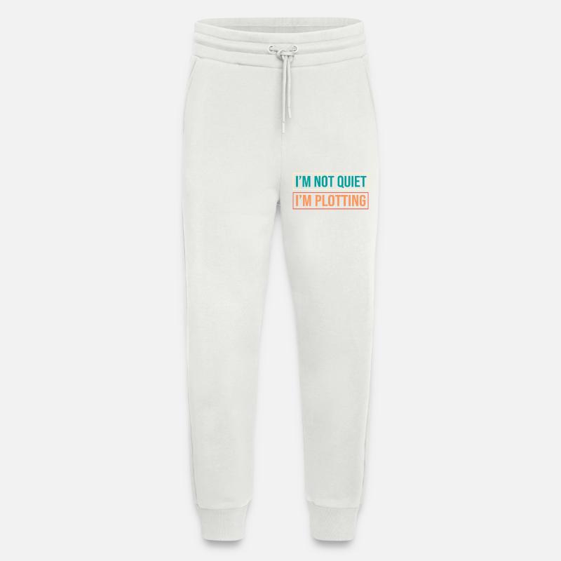 Anxiety ängstlich Angsthase Introvertiert - Jogginghose - made by SPREAD - OFF WHITE