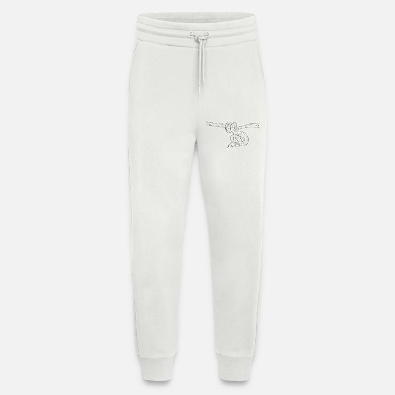 Snake (b&w) - Jogginghose - made by SPREAD - OFF WHITE