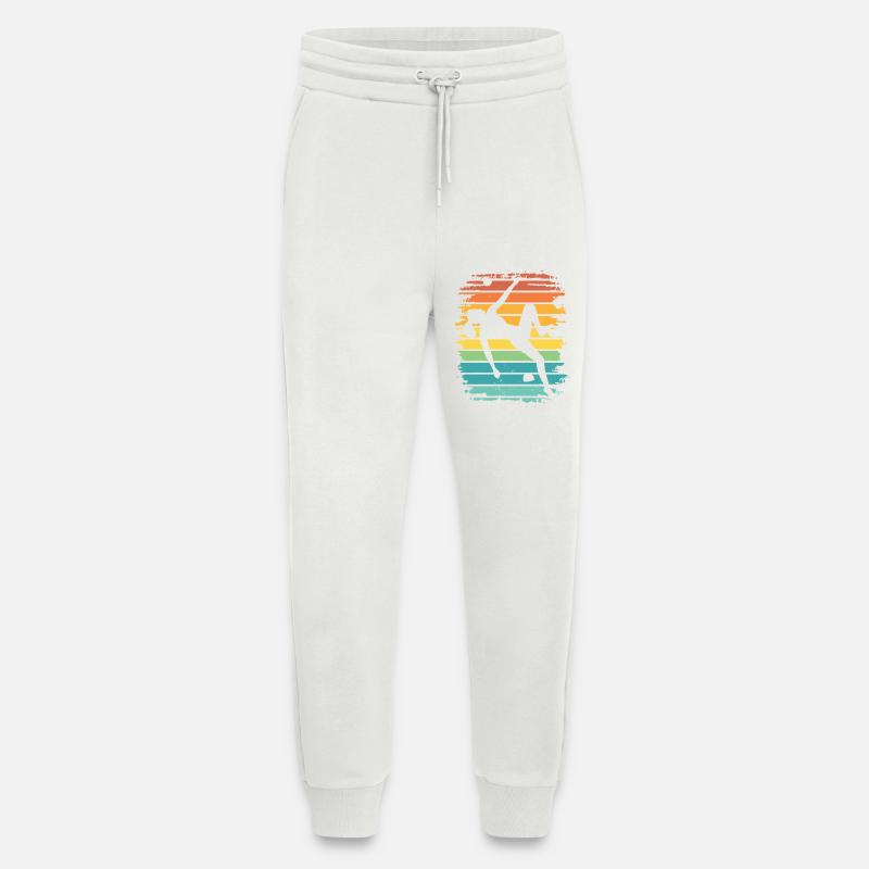 Bloc de bloc de Boulderer - Pantalon de jogging bio décontracté fabriqué en UE - OFF WHITE