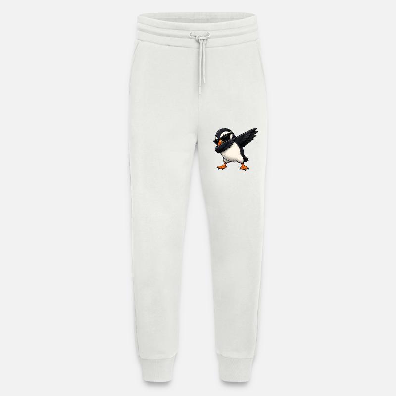 Dabbing Papageientaucher - Jogginghose - made by SPREAD - OFF WHITE