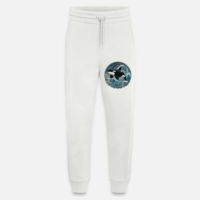 Killer whale - Jogging Pants - made by SPREAD - OFF WHITE