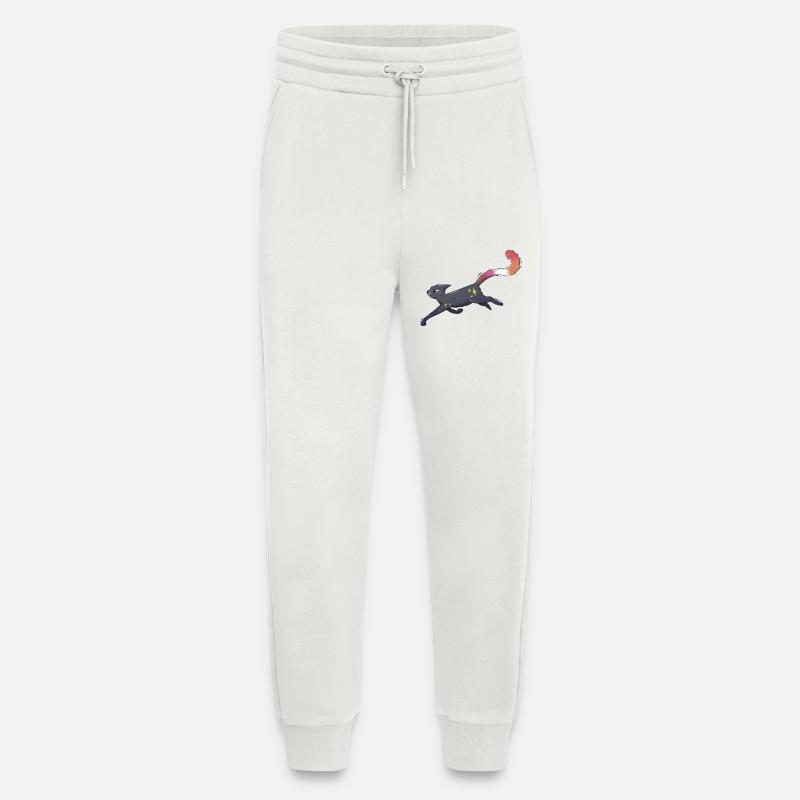 Cute cat lesbian pride - Jogging Pants - made by SPREAD  - OFF WHITE