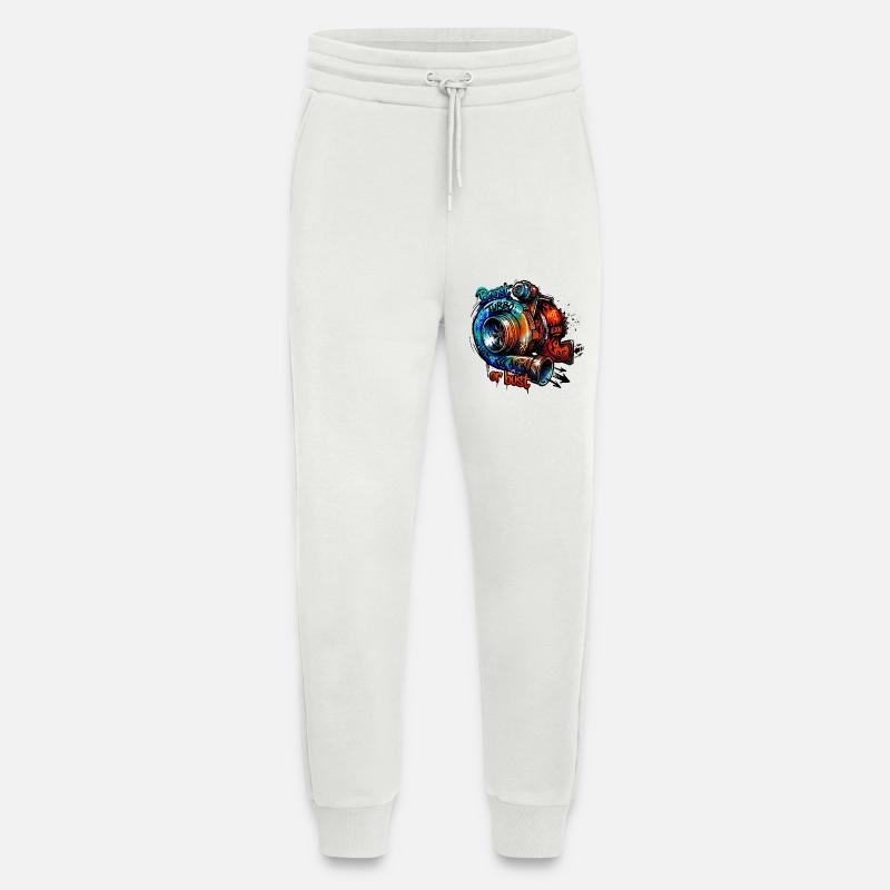 Turbo Boost or Bust - Jogging Pants - made by SPREAD  - OFF WHITE