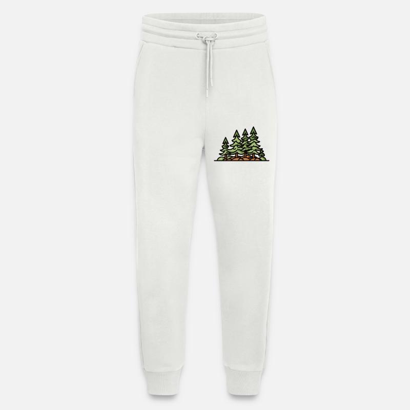 Wald Bäume - Jogginghose - made by SPREAD - OFF WHITE