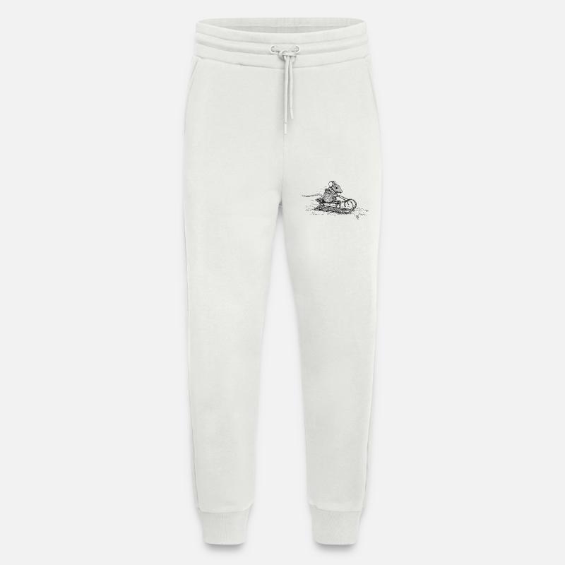 Schlitten - Jogginghose - made by SPREAD - OFF WHITE