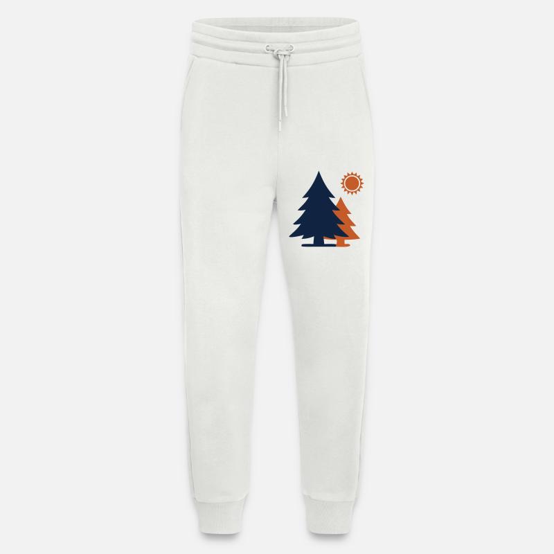 Fir Trees Forest Sun Minimalism - Jogging Pants - made by SPREAD - OFF WHITE