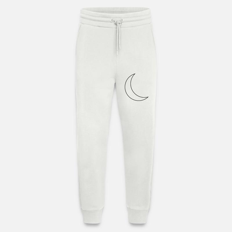 Crescent Moon - Jogging Pants - made by SPREAD  - OFF WHITE