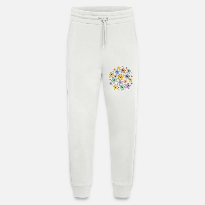 Bunte Sternchen Explosion - Jogginghose - made by SPREAD - OFF WHITE