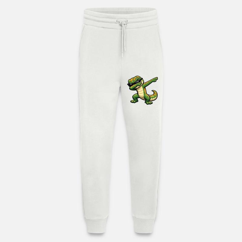 Dabbing Gecko - Jogging Pants - made by SPREAD - OFF WHITE