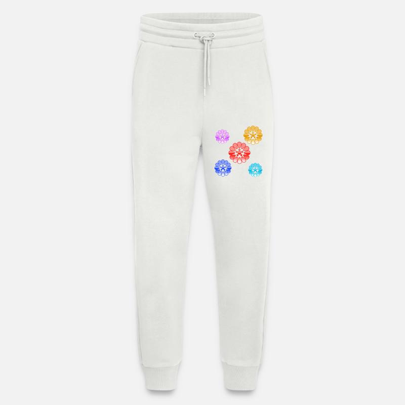 Blumen - Jogginghose - made by SPREAD - OFF WHITE