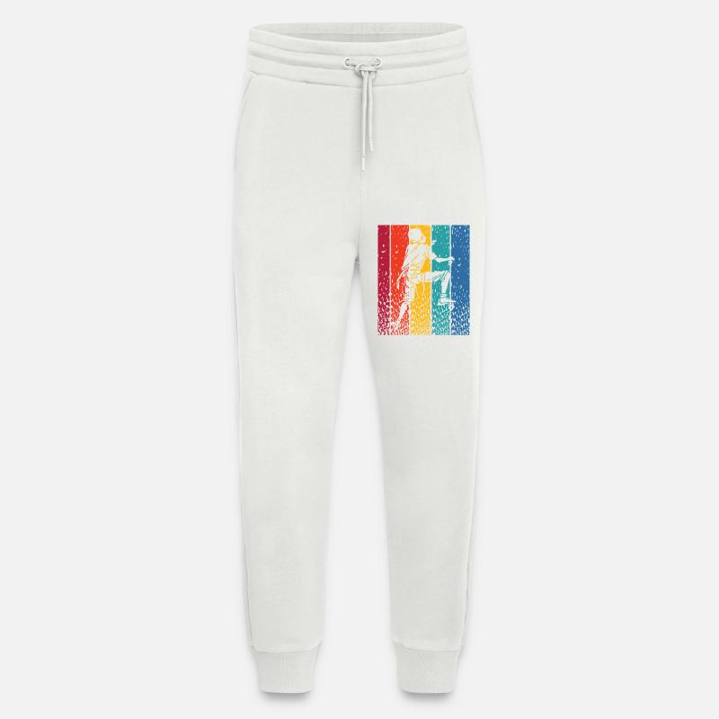Bloc de bloc de Boulderer - Pantalon de jogging bio décontracté fabriqué en UE - OFF WHITE