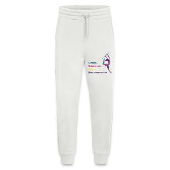 Chute-_Ramasse-_Recommence-- - Pantalon de jogging bio décontracté fabriqué en UE - OFF WHITE - Devant