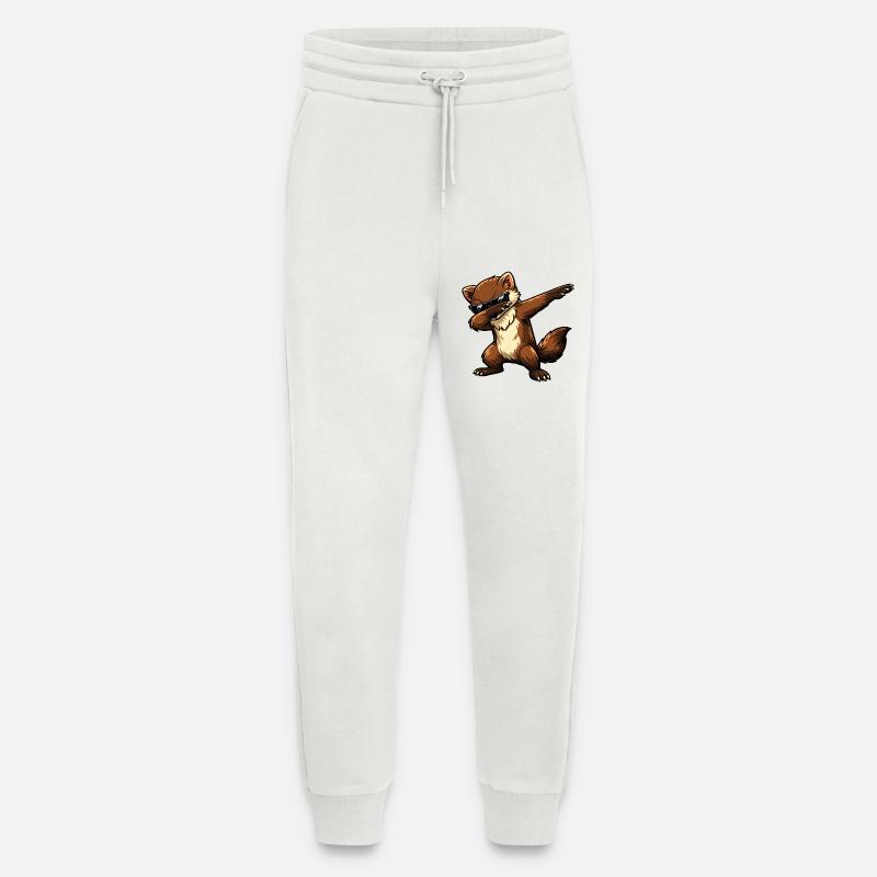 Dabbing Marten - Jogging Pants - made by SPREAD - OFF WHITE
